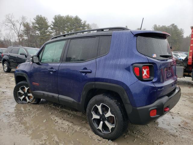 ZACNJBC10KPK29372 - 2019 JEEP RENEGADE TRAILHAWK BLUE photo 2