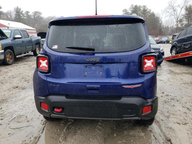 ZACNJBC10KPK29372 - 2019 JEEP RENEGADE TRAILHAWK BLUE photo 6