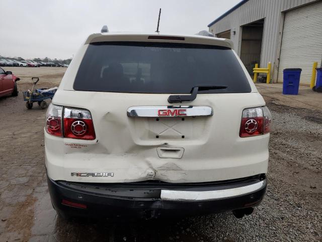 1GKLRLED1AJ242988 - 2010 GMC ACADIA SLE WHITE photo 6