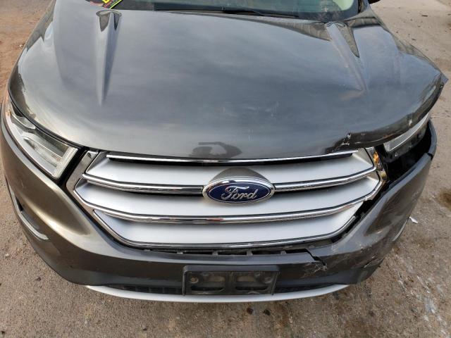 2FMTK3J89FBB21058 - 2015 FORD EDGE SEL GRAY photo 11