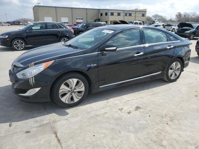 KMHEC4A47FA124691 - 2015 HYUNDAI SONATA HYBRID BLACK photo 1