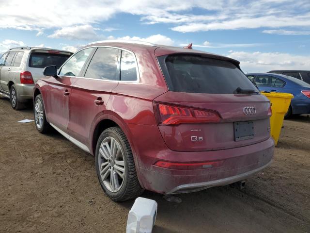 WA1CNAFY0J2183675 - 2018 AUDI Q5 PRESTIGE RED photo 2