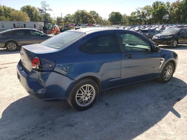 1FAHP33N58W116476 - 2008 FORD FOCUS SE BLUE photo 3