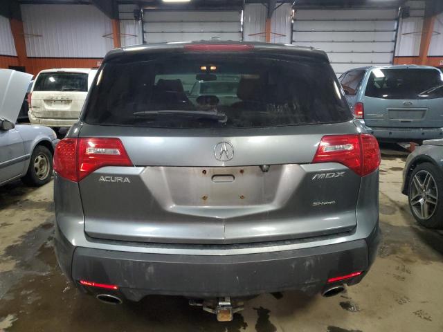 2HNYD28689H001444 - 2009 ACURA MDX TECHNOLOGY GRAY photo 6