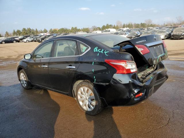 3N1AB7AP0GY284834 - 2016 NISSAN SENTRA S BLACK photo 2