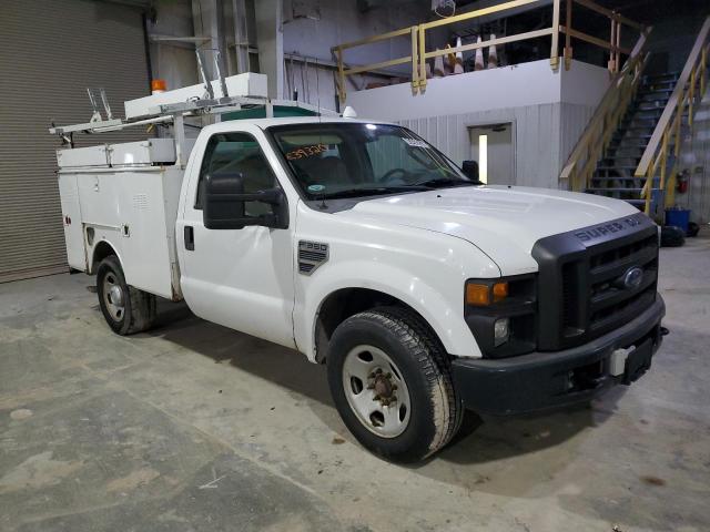 1FD3F30548EE39320 - 2008 FORD F350 SRW SUPER DUTY WHITE photo 1