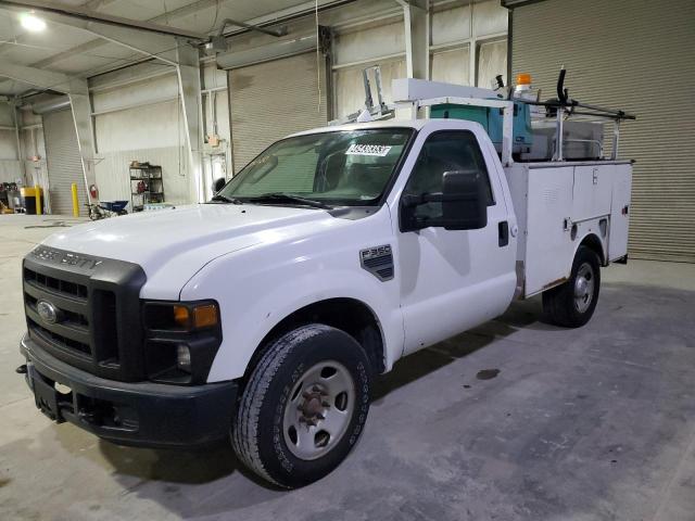 1FD3F30548EE39320 - 2008 FORD F350 SRW SUPER DUTY WHITE photo 2