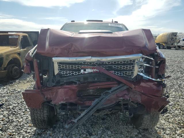 1GT426E84DF184276 - 2013 GMC SIERRA K3500 DENALI MAROON photo 5