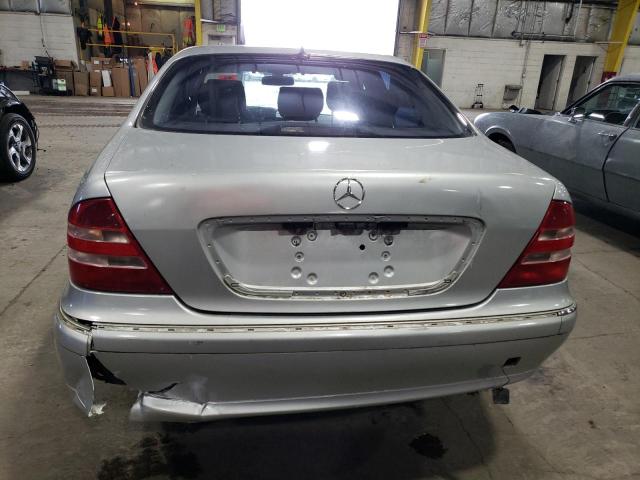 WDBNG70J11A168646 - 2001 MERCEDES-BENZ S 430 SILVER photo 6