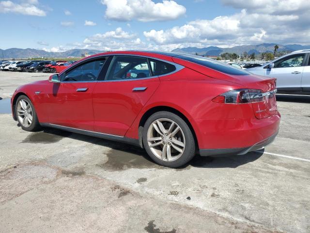 5YJSA1E21FF119109 - 2015 TESLA MODEL S წითელი ფოტო 2