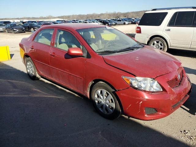 1NXBU4EE7AZ168393 - 2010 TOYOTA COROLLA BASE RED photo 4