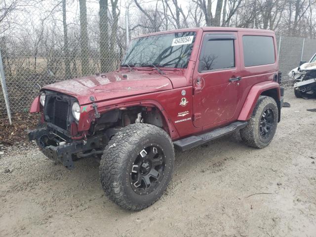 1C4AJWBG0CL291083 - 2012 JEEP WRANGLER SAHARA BURGUNDY photo 1