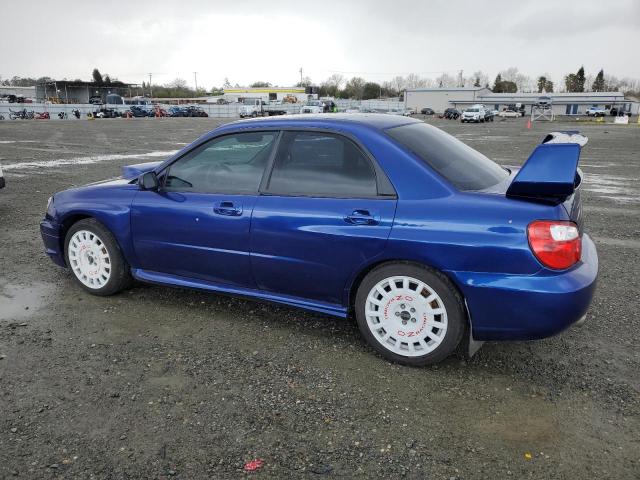 JF1GD706X4L519941 - 2004 SUBARU IMPREZA WRX STI BLUE photo 2