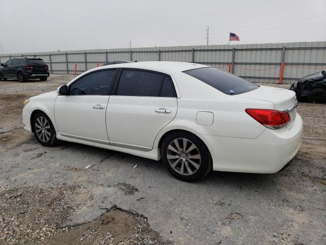 4T1BK3DB6BU379447 - 2011 TOYOTA AVALON BASE WHITE photo 2