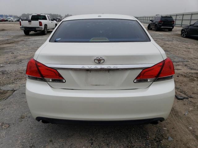 4T1BK3DB6BU379447 - 2011 TOYOTA AVALON BASE WHITE photo 6