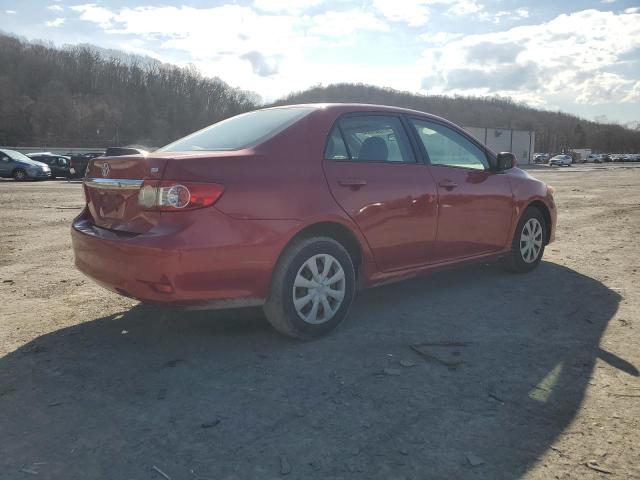 JTDBU4EE9BJ094398 - 2011 TOYOTA COROLLA BASE RED photo 3