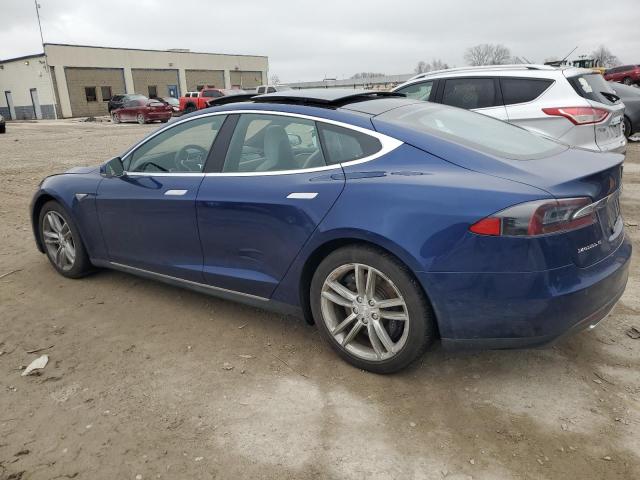 5YJSA1H24FF084898 - 2015 TESLA MODEL S 85D BLUE photo 2