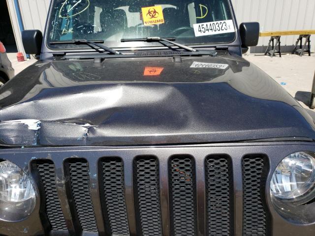 1C4HJXDG1KW505609 - 2019 JEEP WRANGLER U SPORT ნაცრისფერი ფოტო 11