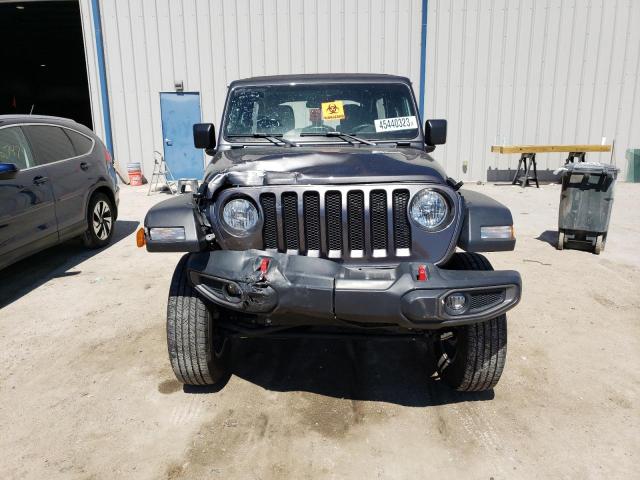 1C4HJXDG1KW505609 - 2019 JEEP WRANGLER U SPORT ნაცრისფერი ფოტო 5