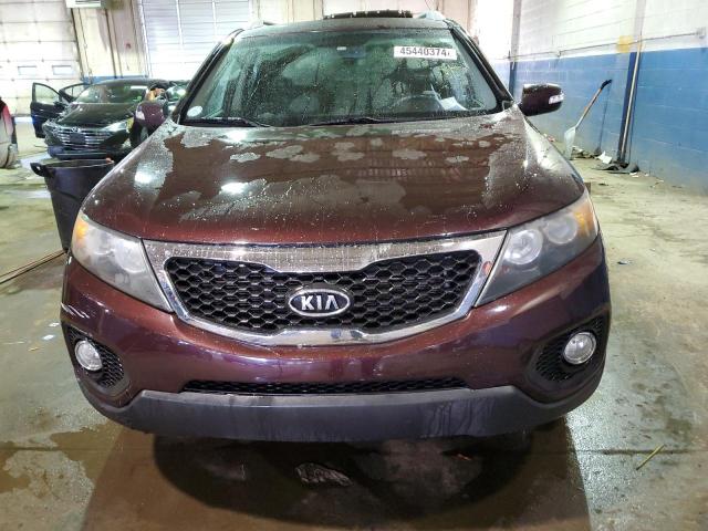 5XYKTDA29BG141928 - 2011 KIA SORENTO BASE BURGUNDY photo 5