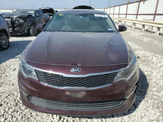 5XXGT4L32JG263335 - 2018 KIA OPTIMA LX BURGUNDY photo 5