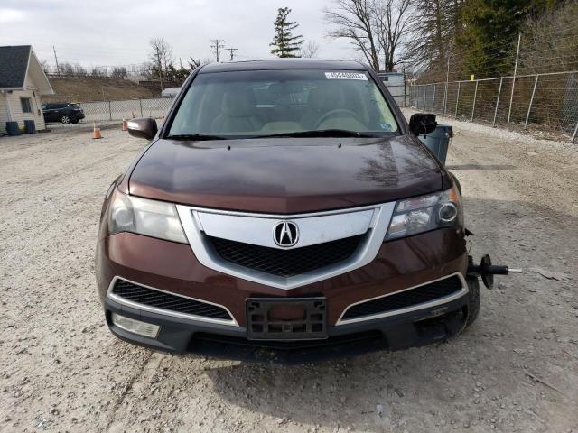 2HNYD2H41AH522492 - 2010 ACURA MDX TECHNOLOGY BURGUNDY photo 5