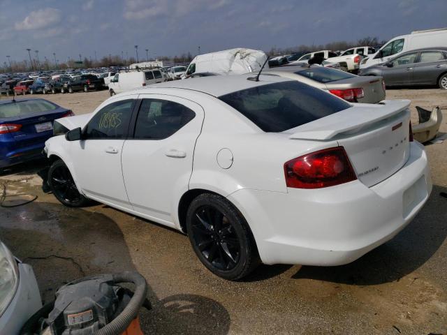 1C3CDZAB2EN235522 - 2014 DODGE AVENGER SE WHITE photo 2