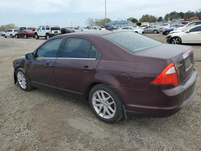 3FAHP0JA8BR308354 - 2011 FORD FUSION SEL BURGUNDY photo 2