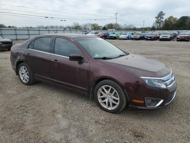 3FAHP0JA8BR308354 - 2011 FORD FUSION SEL BURGUNDY photo 4