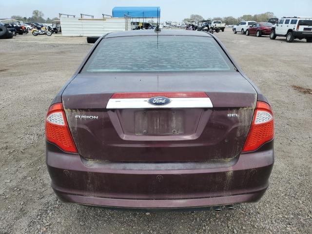 3FAHP0JA8BR308354 - 2011 FORD FUSION SEL BURGUNDY photo 6