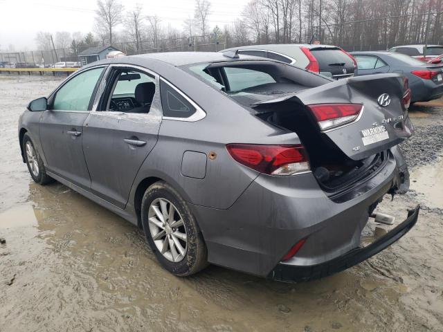 5NPE24AF1JH647666 - 2018 HYUNDAI SONATA SE GRAY photo 2