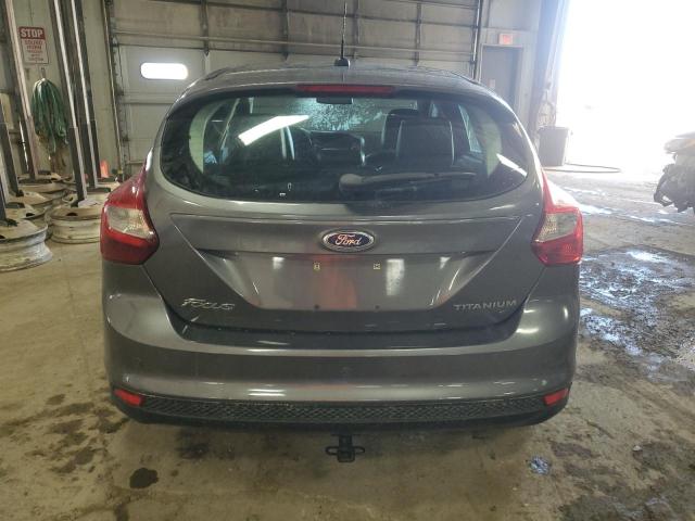 1FAHP3N23CL463897 - 2012 FORD FOCUS TITANIUM GRAY photo 6