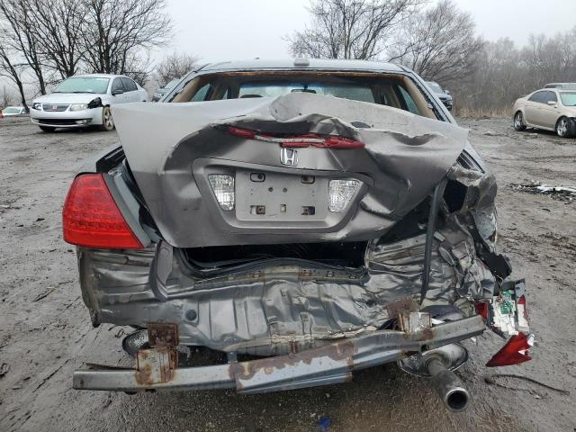 1HGCM66577A077817 - 2007 HONDA ACCORD EX GRAY photo 6