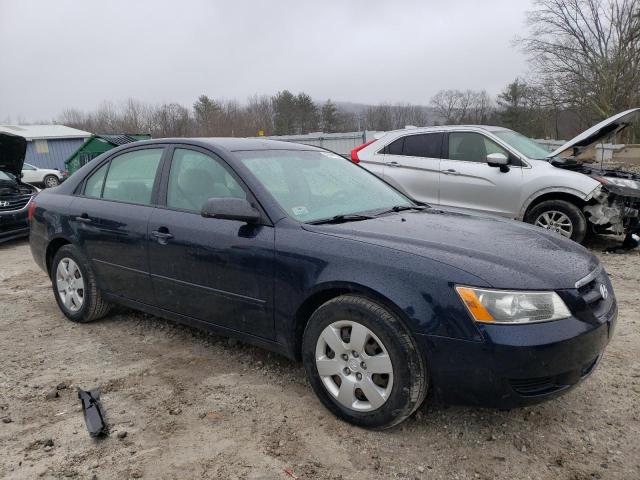 5NPET46F78H359263 - 2008 HYUNDAI SONATA GLS BLUE photo 4