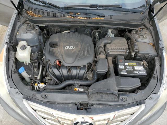 5NPEC4AC8DH626823 - 2013 HYUNDAI SONATA SE GRAY photo 11