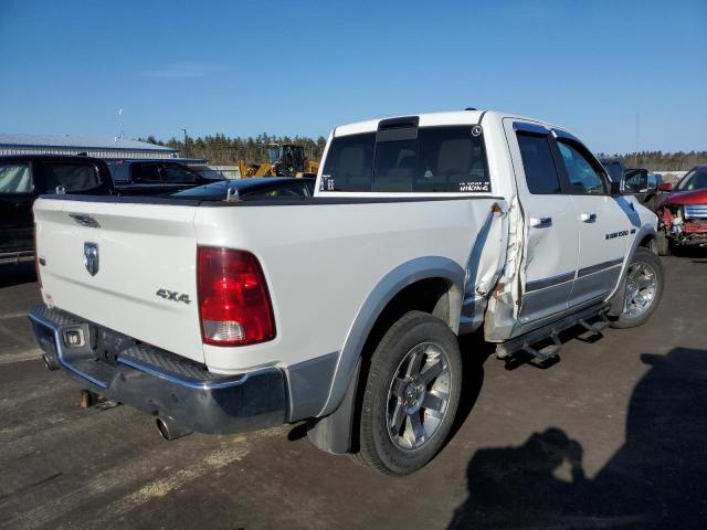 1C6RD7JT4CS327000 - 2012 DODGE RAM 1500 LARAMIE WHITE photo 3