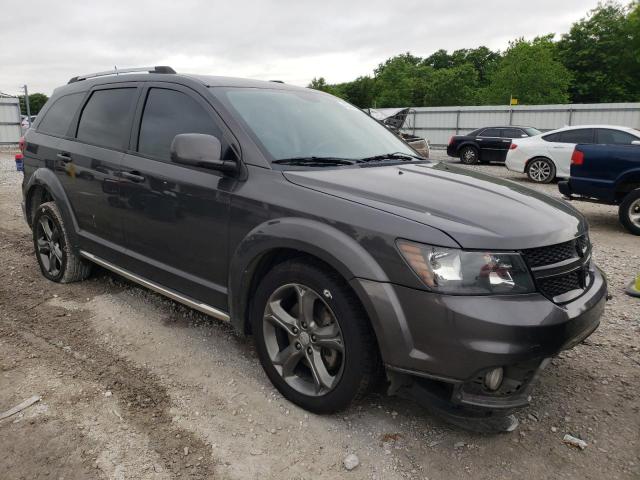 3C4PDCGG3FT745652 - 2015 DODGE JOURNEY CROSSROAD GRAY photo 1