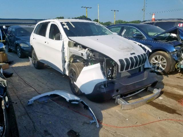 1C4PJLCB1JD595574 - 2018 JEEP CHEROKEE LATITUDE WHITE photo 1