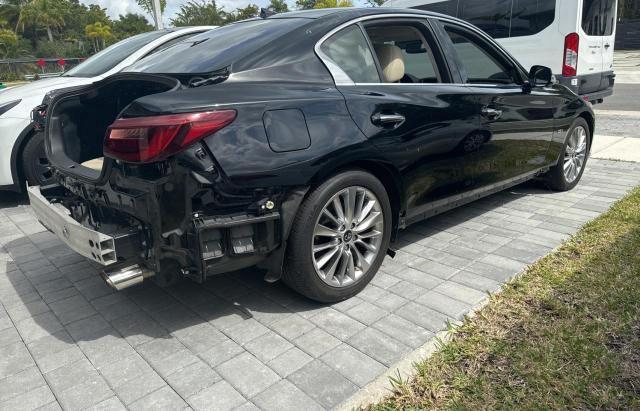 JN1EV7AP8KM515340 - 2019 INFINITI Q50 LUXE BLACK photo 4