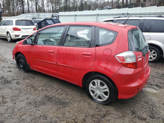 JHMGE8H21AC040235 - 2010 HONDA FIT RED photo 2