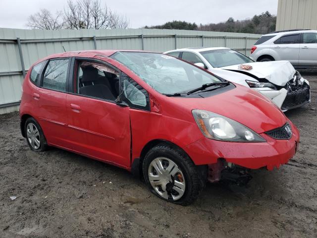 JHMGE8H21AC040235 - 2010 HONDA FIT RED photo 4