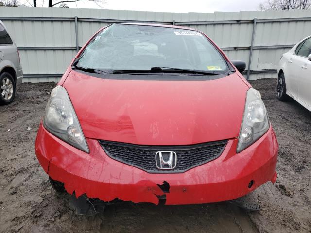 JHMGE8H21AC040235 - 2010 HONDA FIT RED photo 5