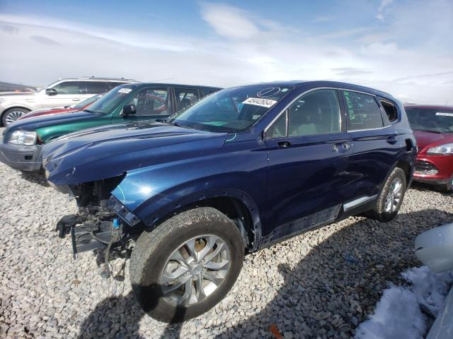 5NMS3CAD6LH234957 - 2020 HYUNDAI SANTA FE SEL BLUE photo 1