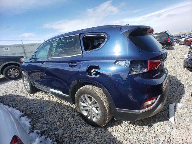 5NMS3CAD6LH234957 - 2020 HYUNDAI SANTA FE SEL BLUE photo 2