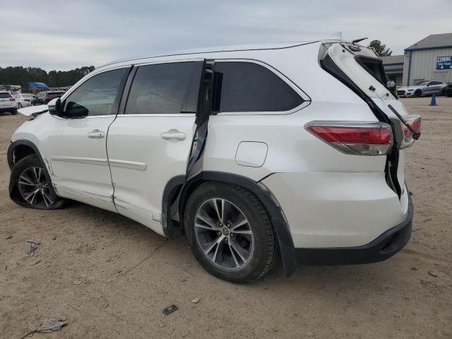 5TDKKRFH7GS145368 - 2016 TOYOTA HIGHLANDER XLE WHITE photo 2