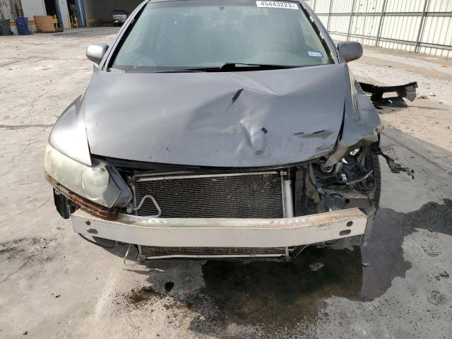 19XFA16659E013663 - 2009 HONDA CIVIC LX-S Մոխրագույն լուսանկար 5