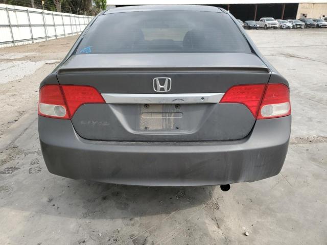19XFA16659E013663 - 2009 HONDA CIVIC LX-S Մոխրագույն լուսանկար 6