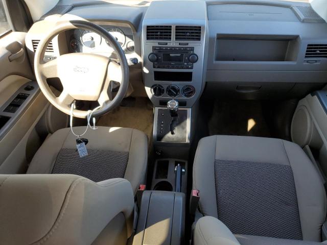 1J8FF47W27D266884 - 2007 JEEP COMPASS TAN photo 8