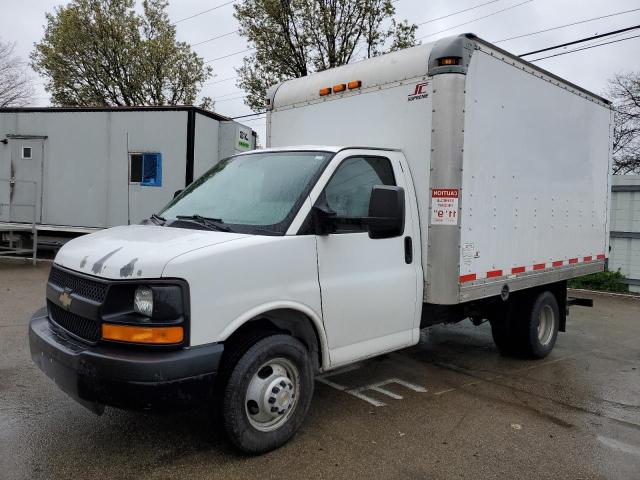 1GB3G2CG3D1160553 - 2013 CHEVROLET EXPRESS G3 WHITE photo 1