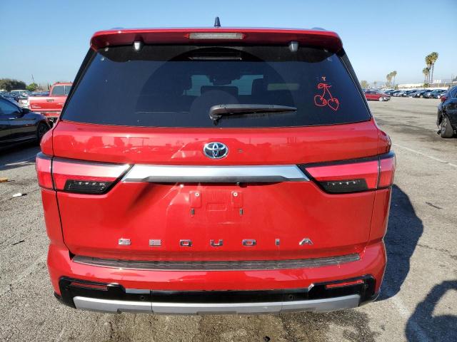 7SVAAABA4PX015315 - 2023 TOYOTA SEQUOIA SR5 RED photo 6